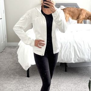 Nike white jacket